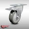 Service Caster 4 Inch SS Gray Polyurethane Top Plate Caster with Total Lock Brake SCC SCC-SSTTL20S414-PPUB - alternate 2